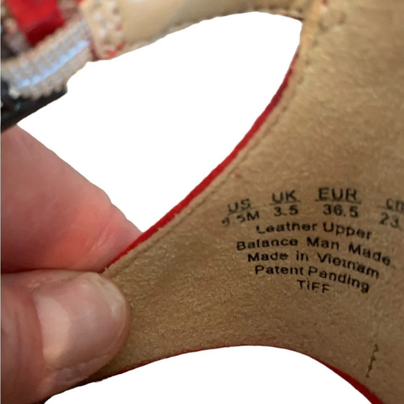 Naturalizer Tiff Leather Heal 6.5 Red New - Picture 5 of 10